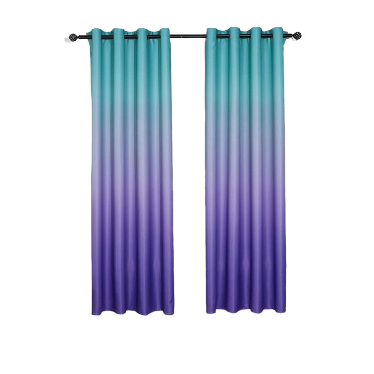 Ebern Designs Davorka Fabric Semi-Sheer Curtain Pair | Wayfair