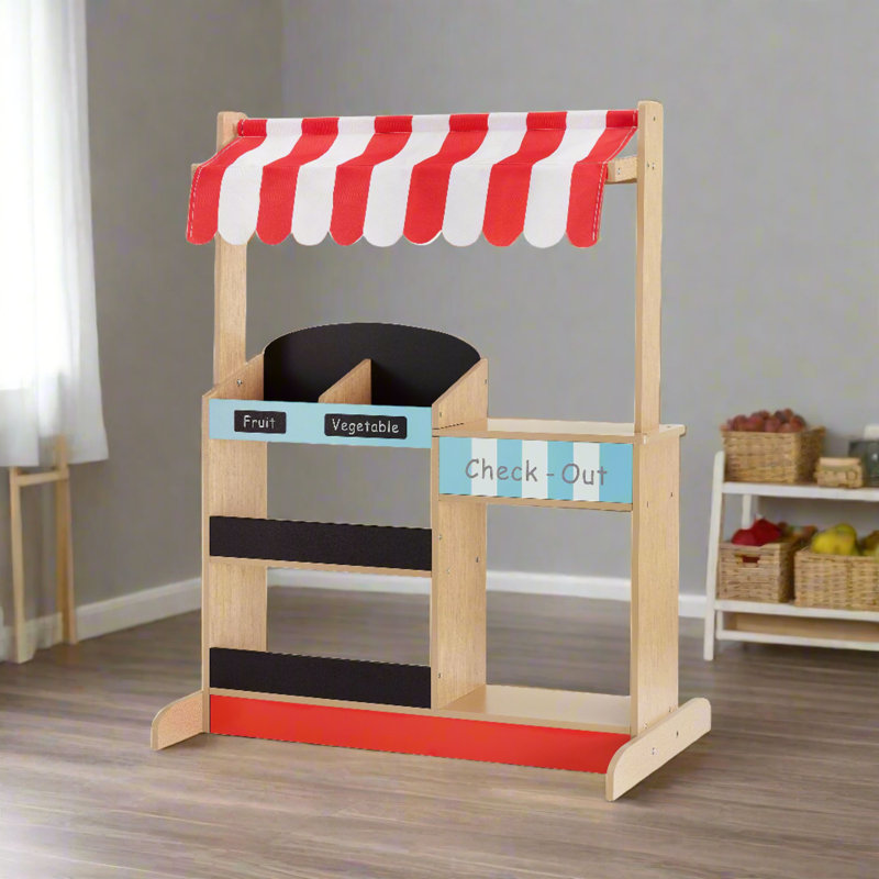 Ensemble de jeu avec support de caisse My Little Helper Pretend Play Market de Teamson Kids