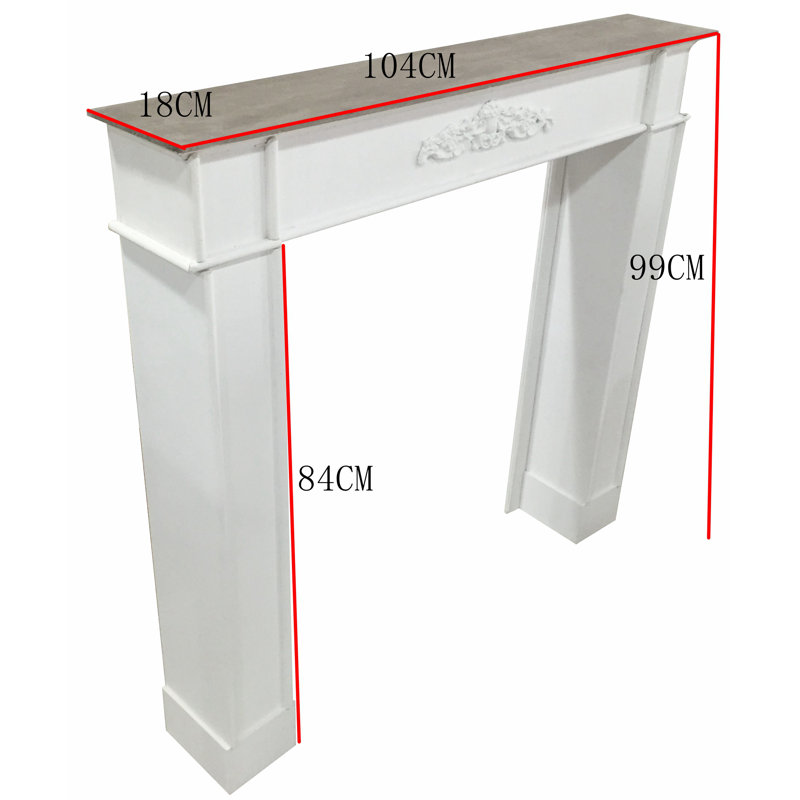 Wood Fireplace Surround