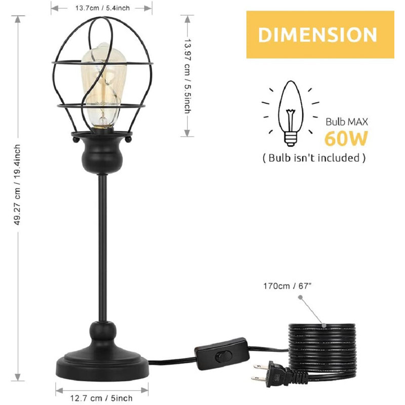 Eckhart Metal Desk Lamp