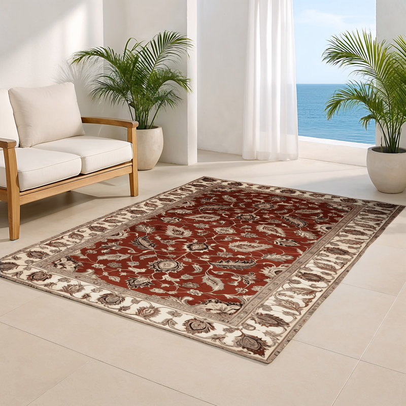 Tapis d'intérieur et d'extérieur brun Persian, Rectangulaire 2 pi x 3 pi