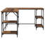 L-Shaped Metal Base Computer Desk-1263426036