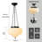 Large Milk Glass Pendant Light-623107854-622206989