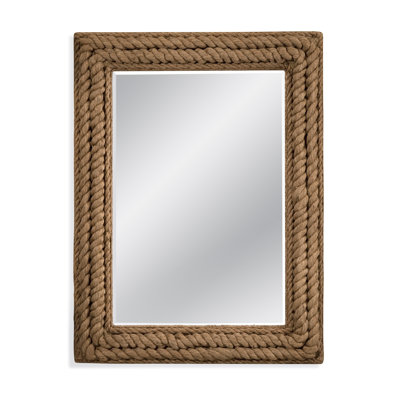 Larios Jute Rope Rectangle Wall Mirror