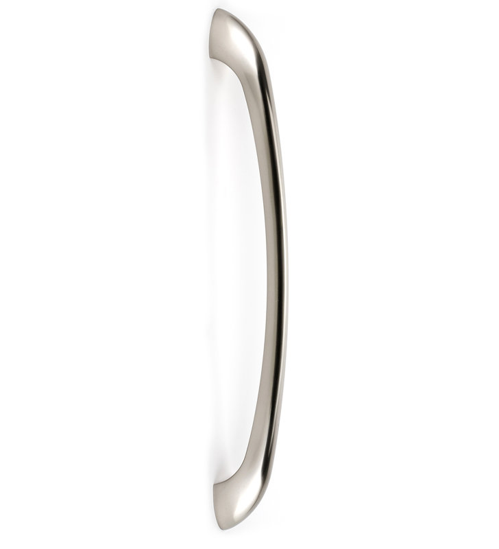 Poignée arche contemporaine de centre à centre, Nickel satiné, 18"