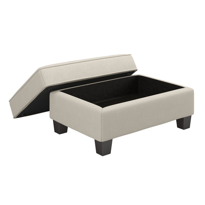 Aquadale Upholstered Armchair with Ottoman, Cream