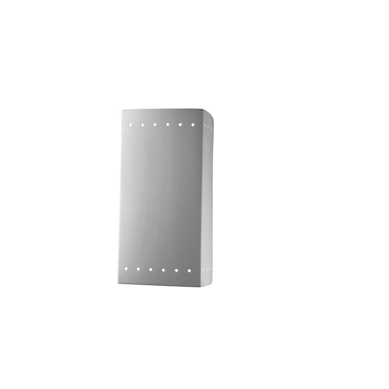 Plafonnier encastré d'extérieur Krimhilde, Non, H 13,5 po x l 7,25 po x P 6,5 po, Bisque