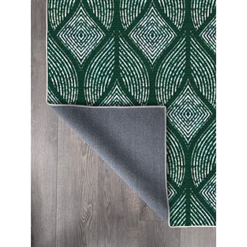 Tapis en coton Dayanara, Rectangle 3 pi 3 po x 3 pi 11 po