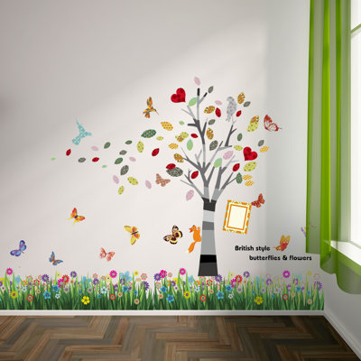 Plants & Flowers Non-Wall Damaging Wall Decal