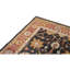 Hand Knotted Wool Area Rug in Brown And Rust