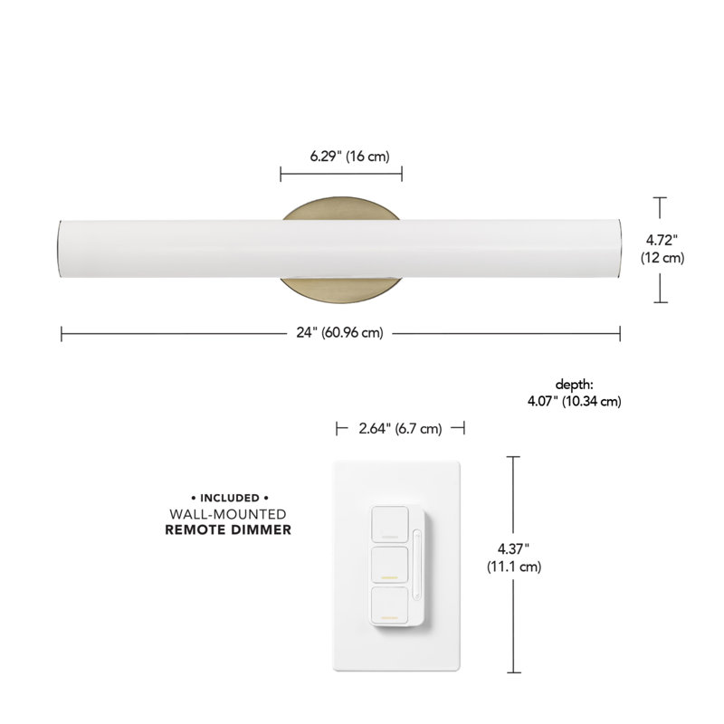 Pacific Vanity Light, Brass