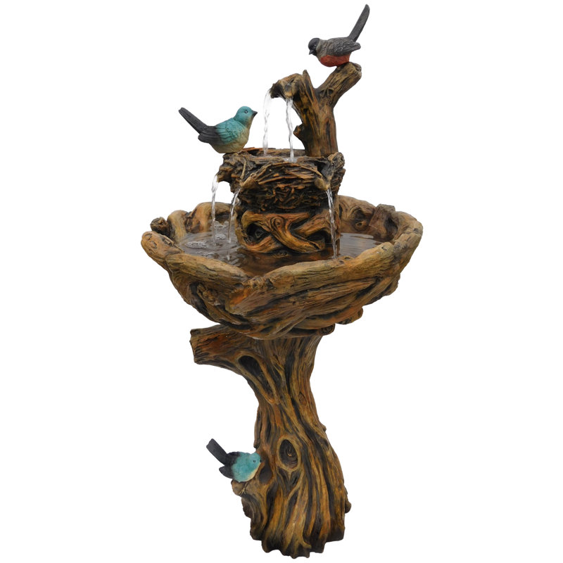 Fontaine 3 petits oiseaux