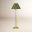 Polly Buffet Lamp (Blackened Brass with Green Scalloped Shade)-56685953-56685952-56685954