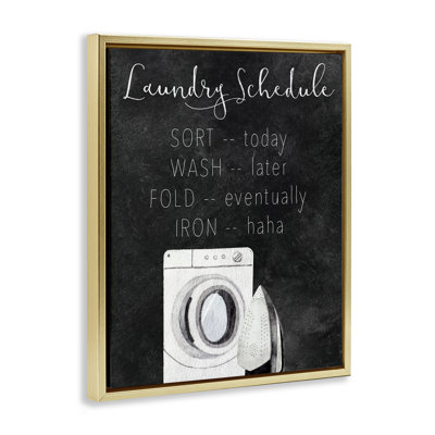 Cadre flottant Lazy Laundry