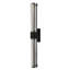 Georgette Integrated LED Bath Vanity w/ Clear Fluted Crystal Shade-760614428