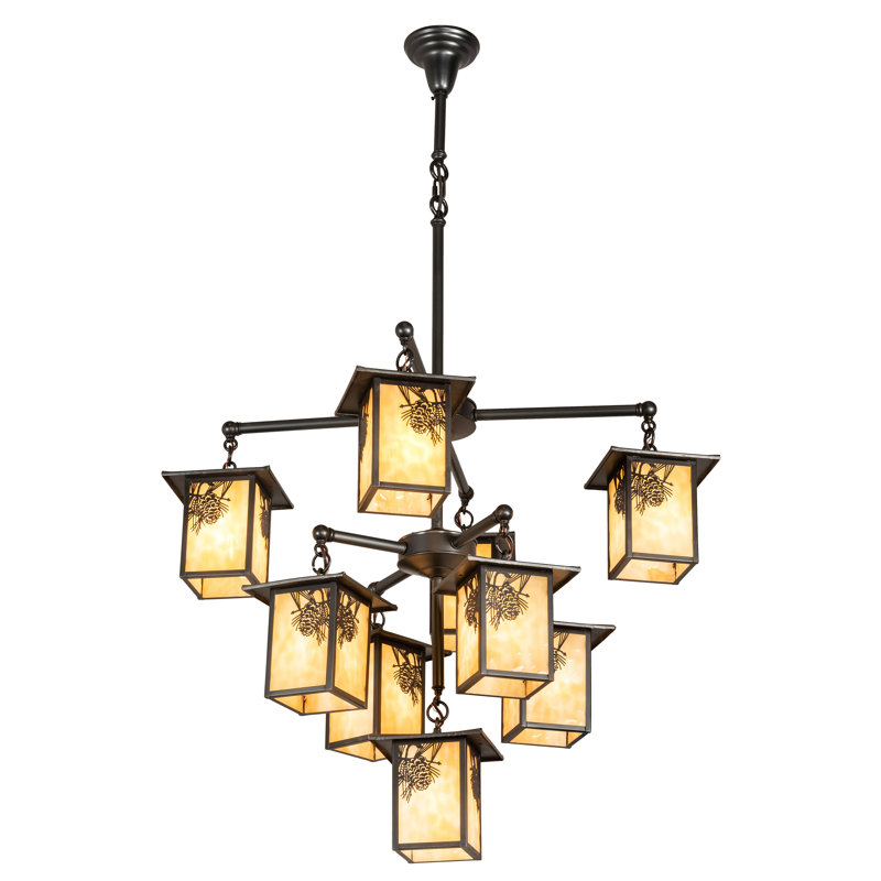 Lustre sphère 9 lumières Dyanara