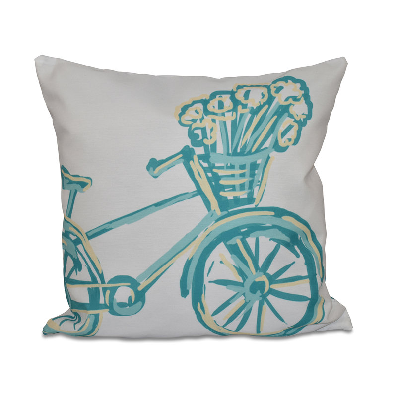  Housse de coussin carré et insert, H 16 po x l 16 po x P 1 po, Jade