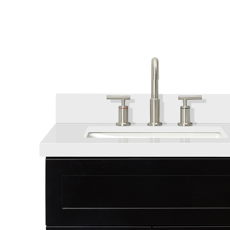 Ensemble de meuble-lavabo simple 37 po Hamlet, Noir