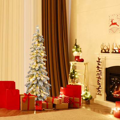 Arbre de Noël artificiel éclairé