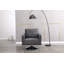 Fauteuil club pivotant 30,5 pouces Deysia-87386620