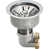 Chrome plated brass with 90° elbow