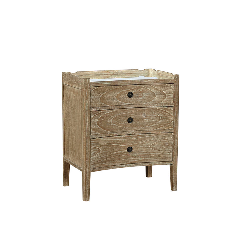 Commode décorative 3 tiroirs Vizcaino