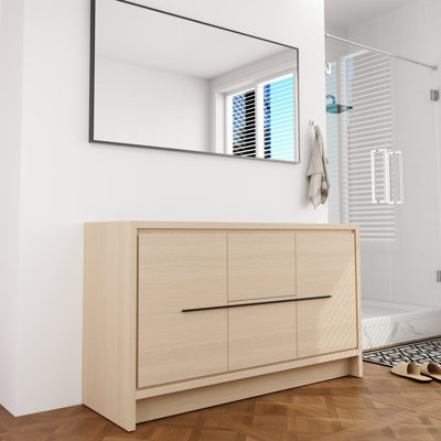 60'' Double Bathroom Vanity Base Without Top