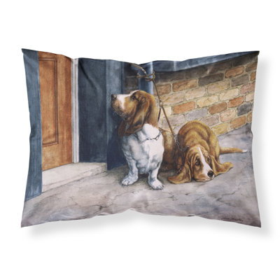 Taie d’oreiller hound bassets basset