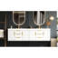 Meuble-lavabo mural 72 po, armoire de rangement murale flottante 72 po, 4 tiroirs, lavabo 36 po, poignées rouille, finition peinte imperméable, assemblage facile à assembler-1328061766