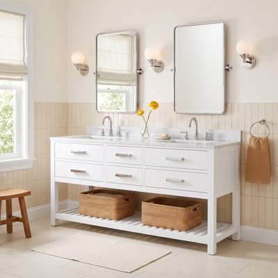 Cronin Pine Double Bathroom Vanity