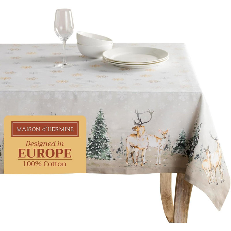 100% coton - Nappe décorative rectangulaire, L 10,5 po x l 14,5 po