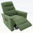 Manual Recliner Chair with 8-Point Massage,Rocking,and Swivel Function-750157057