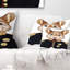 Souris en uniforme militaire - Coussin décoratif à imprimé animal
