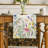 Table Runner - Green & Lavender - Daisy, Eucalyptus, And Lavender Floral Runner For Spring/Summer Home And Party Table Décor