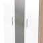 Fully Assembled Emrynn Contrast 2 Door Wardrobe-804471984