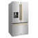 ZLINE Autograph Edition 36 in. Standard-Depth Refrigerator w/ Handles