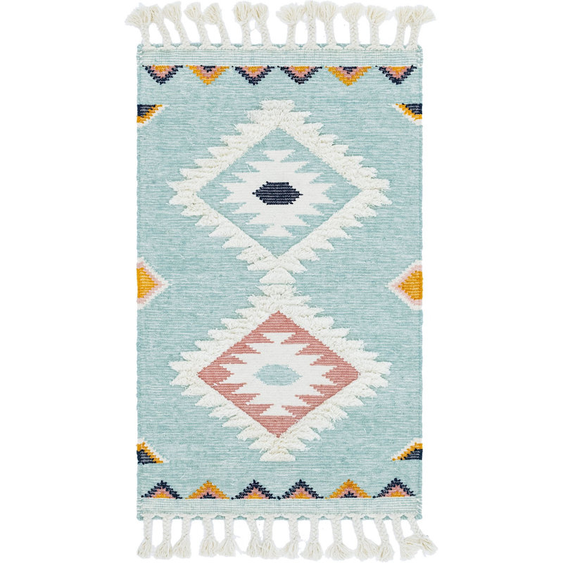 Alenah Wool Southwestern Indoor Rug, Rectangle 3'3" x 5'
