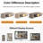 Buckwell 70.86‘’ Extendable Coffee Table with Sensor LED Lights & Storage Drawers-562498553