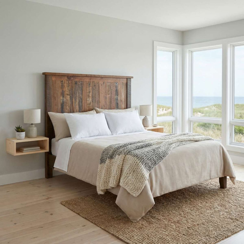 Fireside Lodge Barnwood Traditional Headboard - King, King
