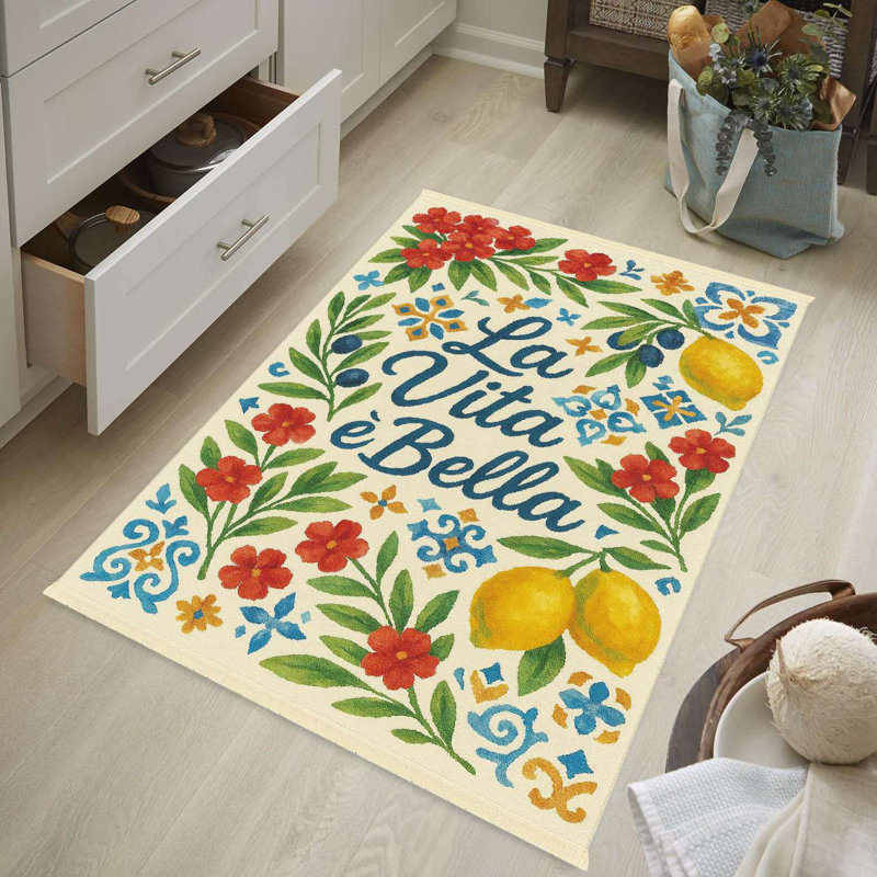La Vita È Bella Lemon & Tile Mat