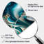 Abstract Geode Turquoise III - marbre, décoration murale asymétrique en métal, reproduction d'art unique en forme de turquoise-105753963