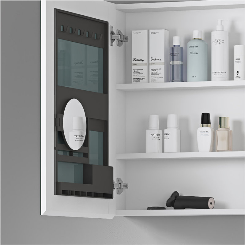 Armoire à pharmacie sans cadre Surface Mirror, H 26 po x l 36 po x P 4,8 po