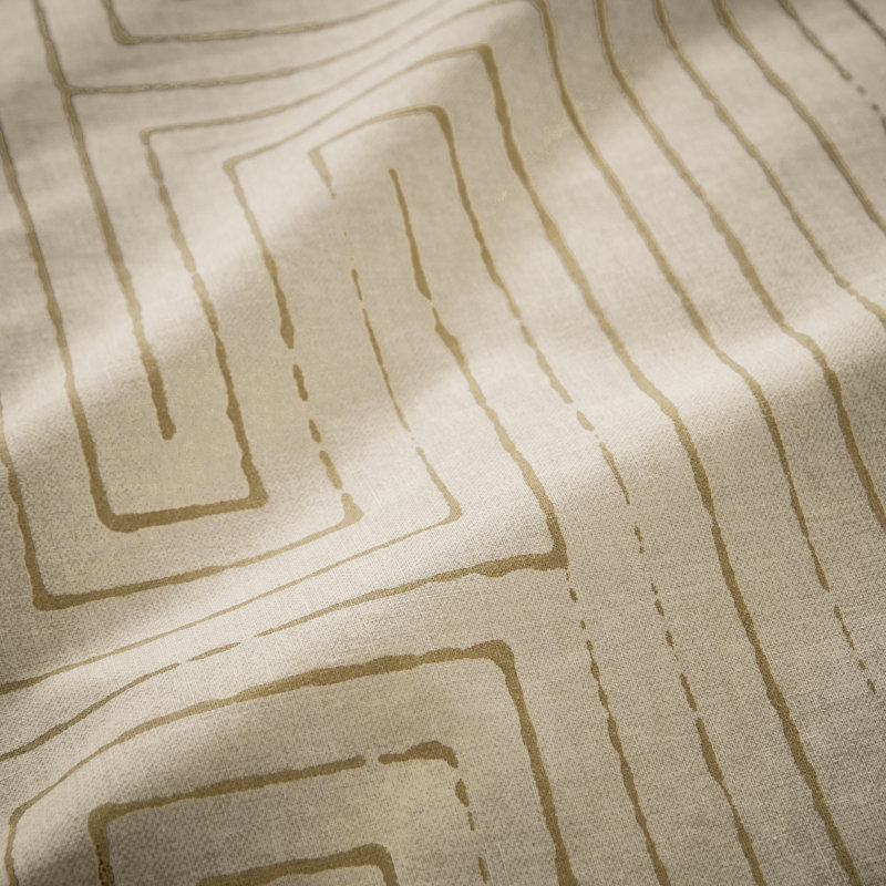 Pia Cotton Geometric Duvet Cover Set, Double Duvet Cover + 2 Pillowcases