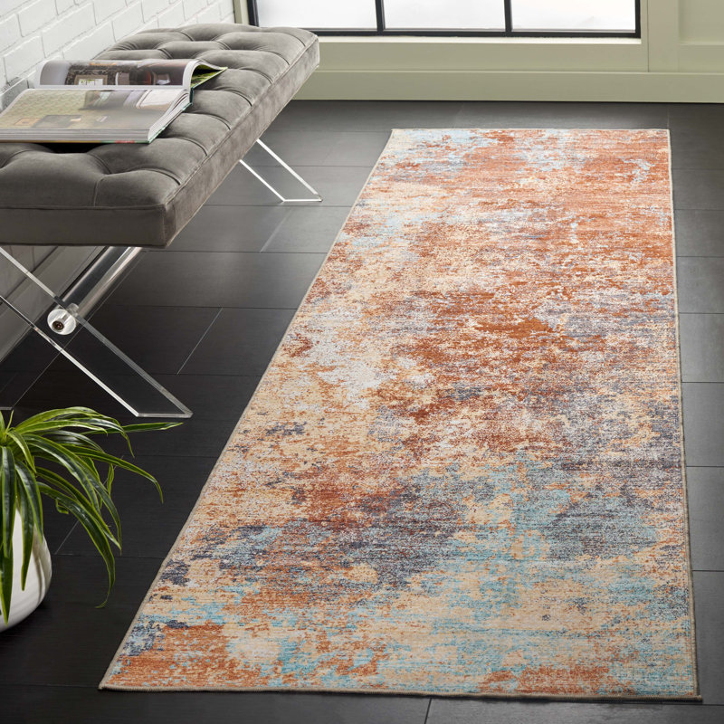 Kochyar Performance Machine Washable Abstract Rug, Runner 2'6" x 8'