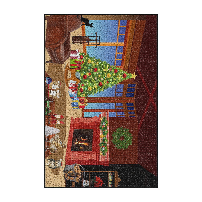 Tapis rouge Christmas, Rectangle 2 pi x 5 pi