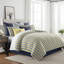 Gino Stripe Cotton Reversible Coverlet Set-1155756045