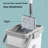 Mop Bucket With Wringer Set Flat Floor Mop For Floor Cleaning
