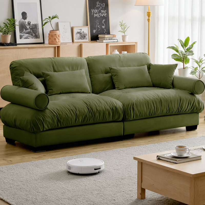 Causeuse Modern, Vert olive