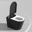Toilette intelligente Starry Night Light avec bidet intégré, conception moderne pour la salle de bain, siège à ouverture / fermeture automatique, capteur de pied, affichage à DEL, veilleuse, eau chaude et sécheuse