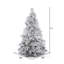 Alberta Flocked Artificial Christmas Tree Unlit-2133012765